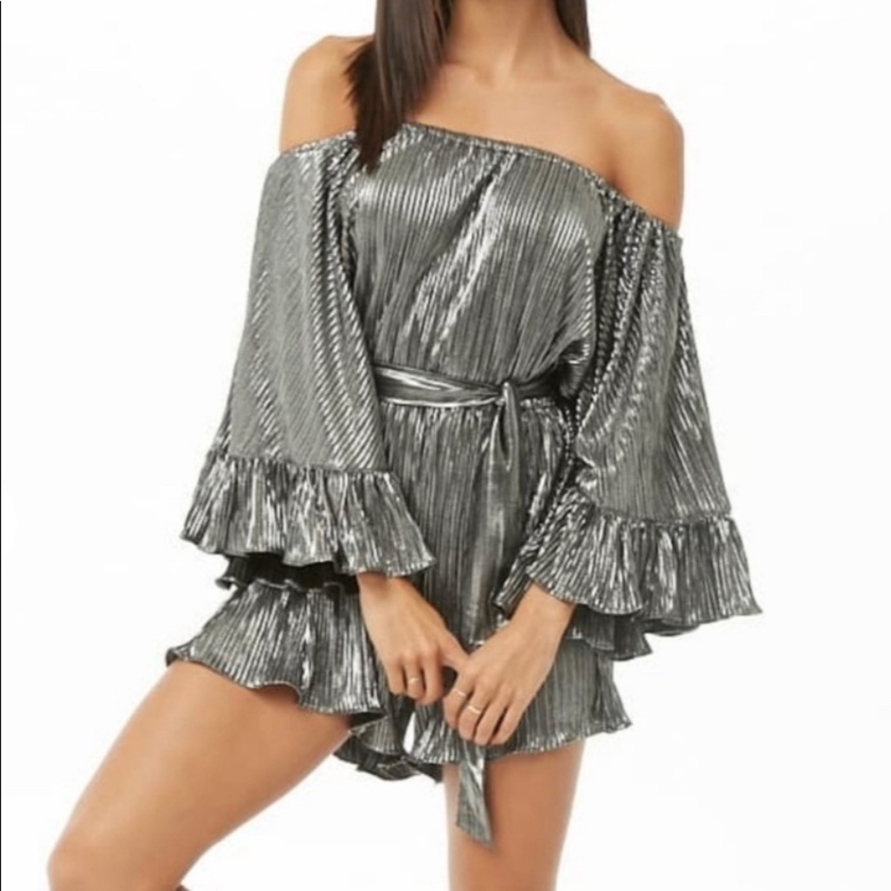 San Joy Metallic Romper